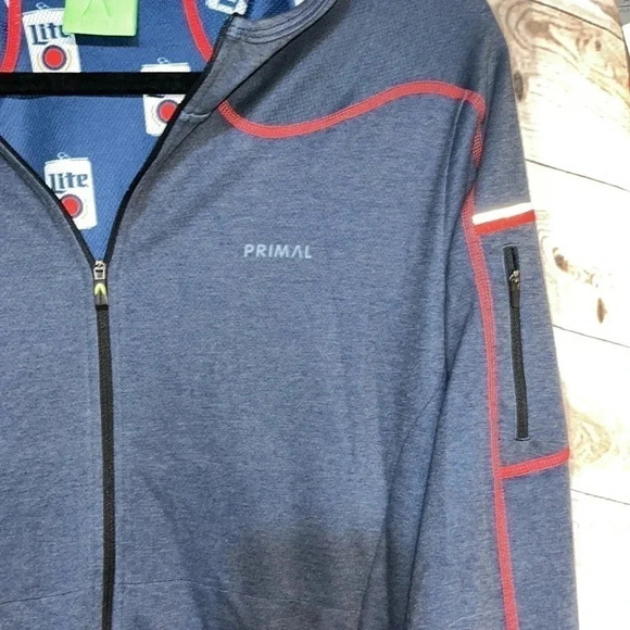 MILLER LITE hoodie PRIMAL full zipper - Picture 2 of 4